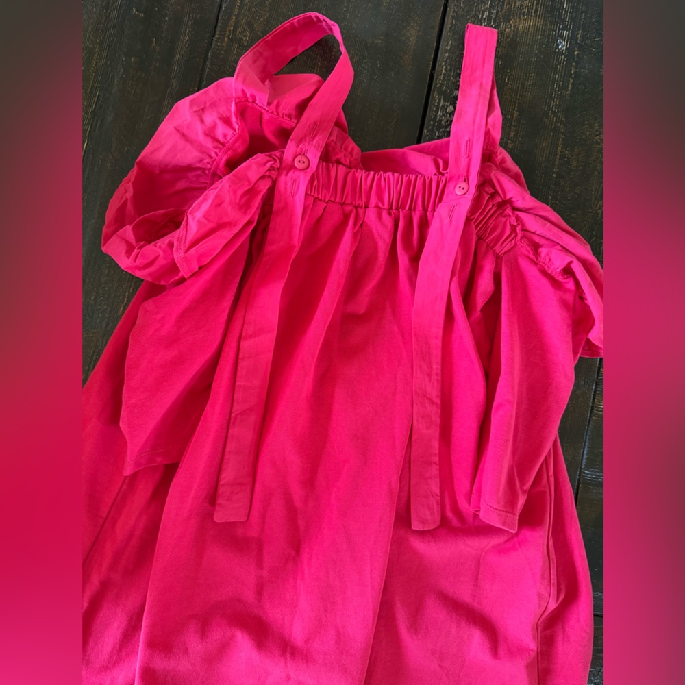 NEW Zara Fuchsia Ruffle Dress - Picture 7 of 7